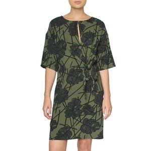 Native Youth Green Floral Dress